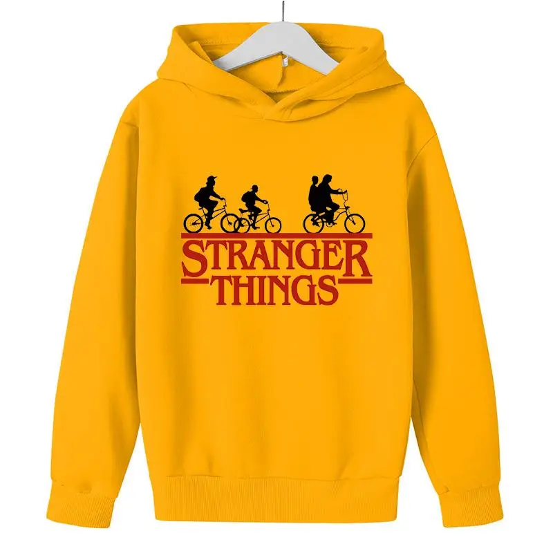 

New Fashion Stranger Things Clothing Hooded Sweatshirt Hoodies Boy /Girl Hip Hop Pullover Plus Size Streetwear Sweatshirts Cloth