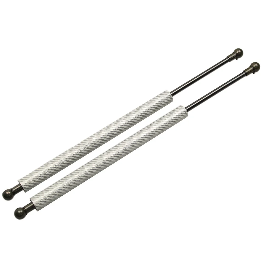 silver carbon fiber Для Toyota Avensis T22 для автомобиля с кузовом универсал 1997-2002 газа заряженных углеродного волокна газовые стойки Лифт поддержка багажника 45 см - Цвет: silver carbon fiber