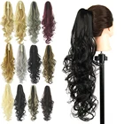 Soowee 2 в 1 кудрявый хвост заколка для наращивания волос шиньон пони хвост синтетические аксессуары для волос