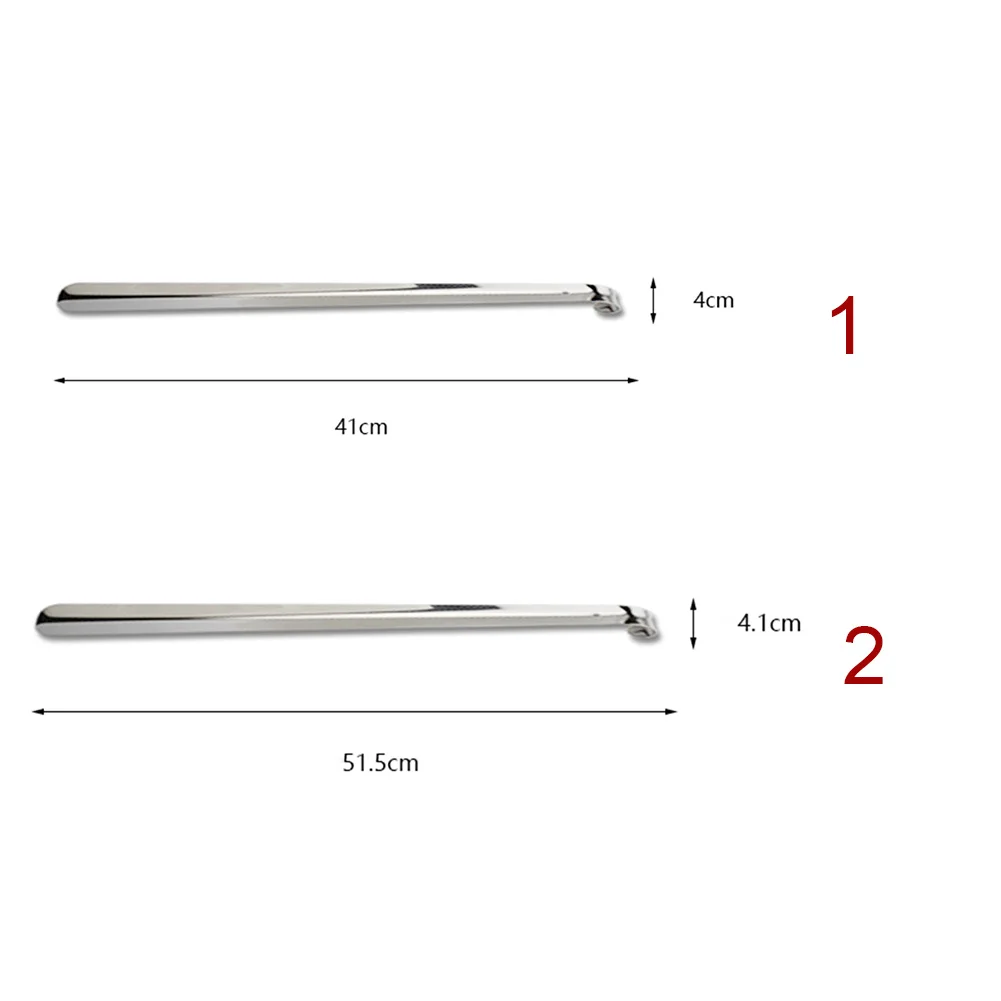 Рожок для обуви из нержавеющей стали взрослых с длинной ручкой|Рожки обуви| |