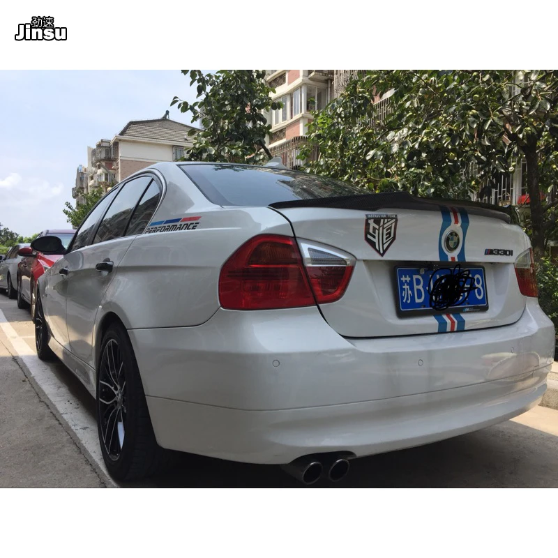 Для bmw 3 серии 320i 325i 330i 335i 2005 2012 M4 Стиль задний спойлер багажника из углеродного