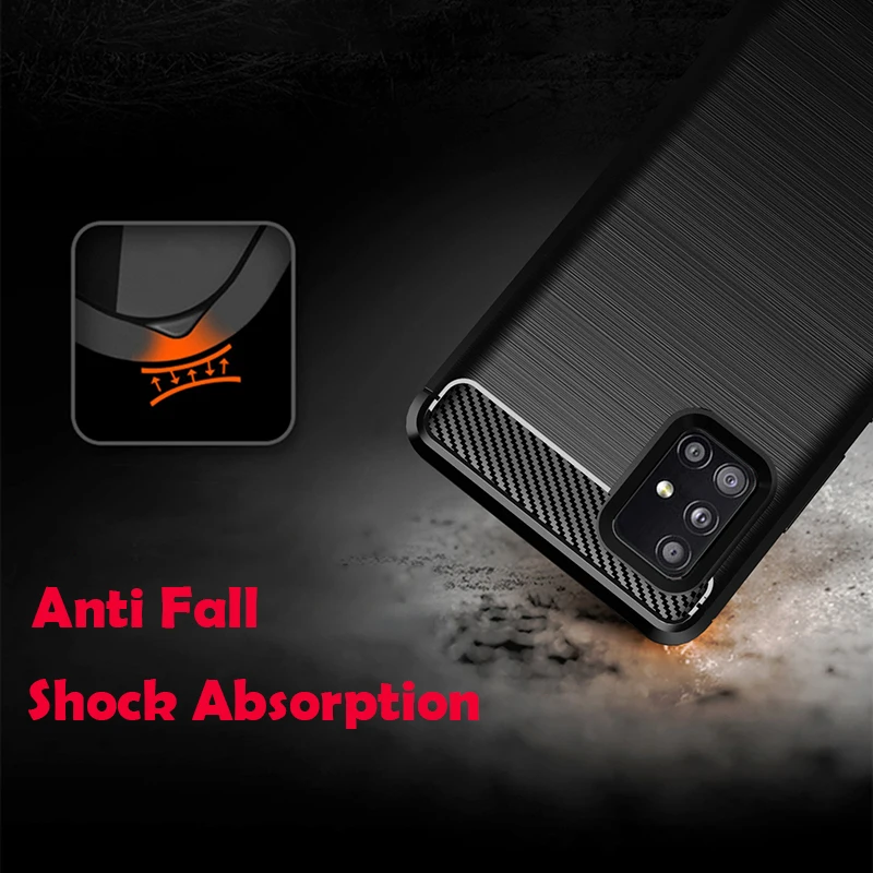 

For Cover Samsung Galaxy A51 5G Case For Samsung A71 5G TPU Armor Bumper Phone Cover For Samsung A71 A51 A515f A715f Fundas