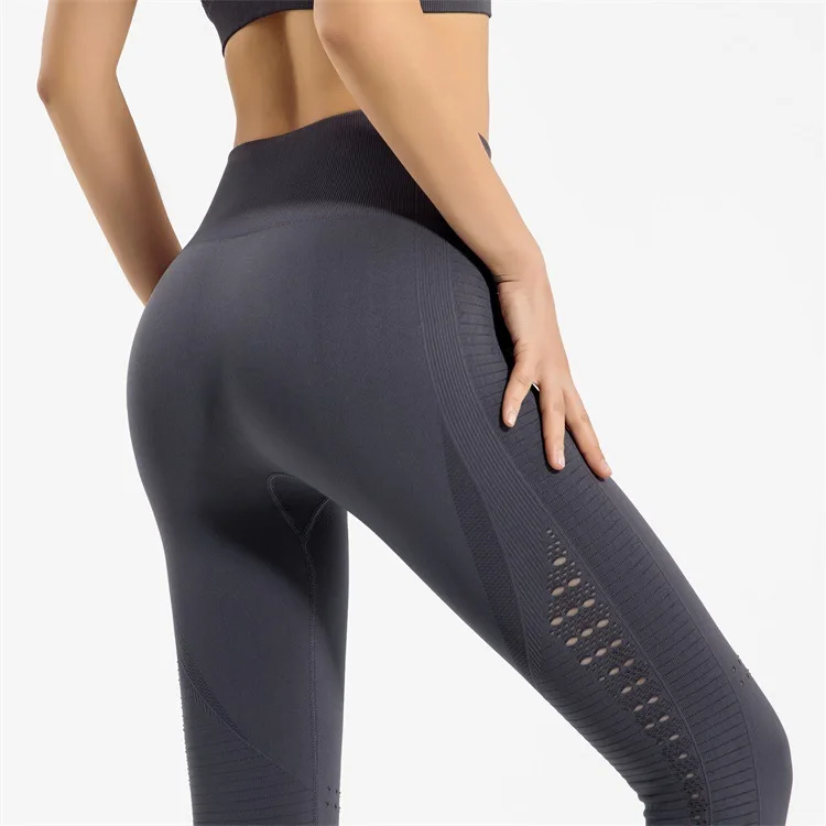 Облегающие спортивные Леггинсы для йоги с высокой талией штаны контроля живота