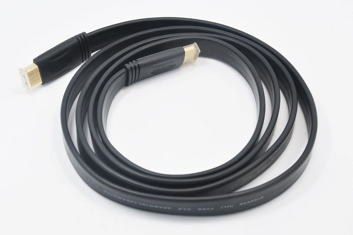 Новый/Высокоскоростной HDMI-кабель 1080p с позолоченной головкой HD-кабель 24awg HH-24FLCL2-06E