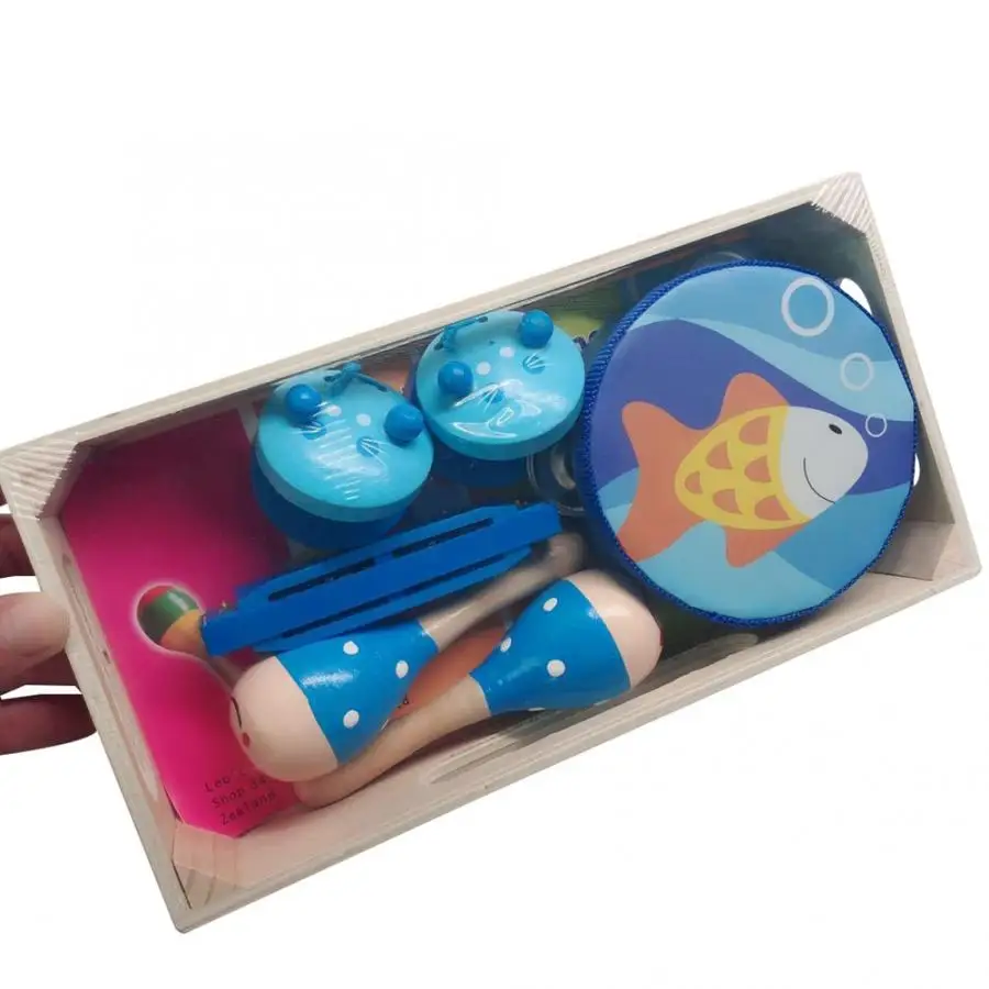 Музыкальные инструменты игрушки для детей погремушка набор губных гармоник