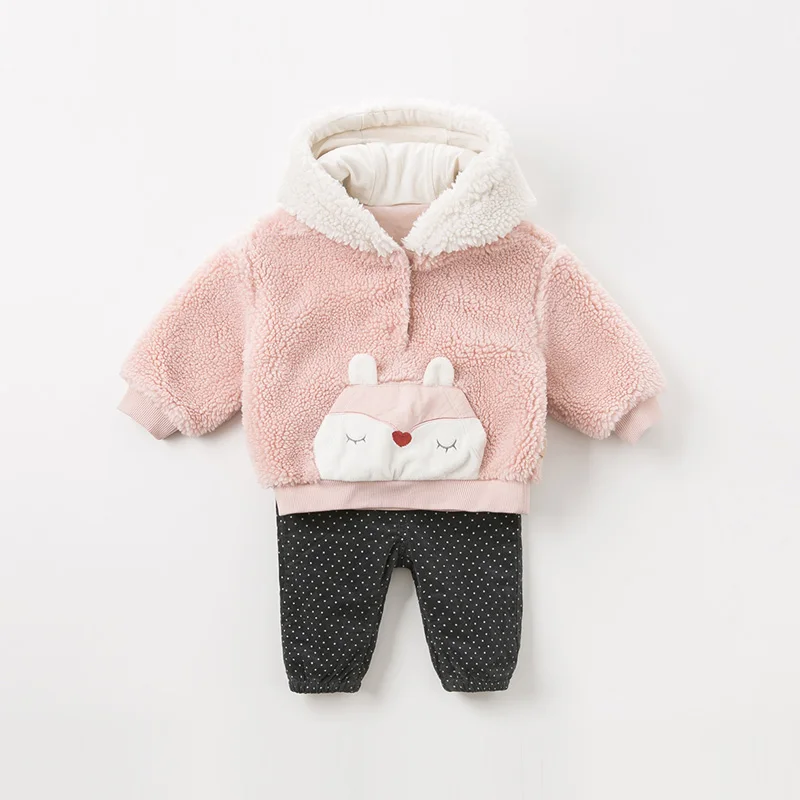 Детские длинные штаны с бантом и карманами зимние | Мать ребенок