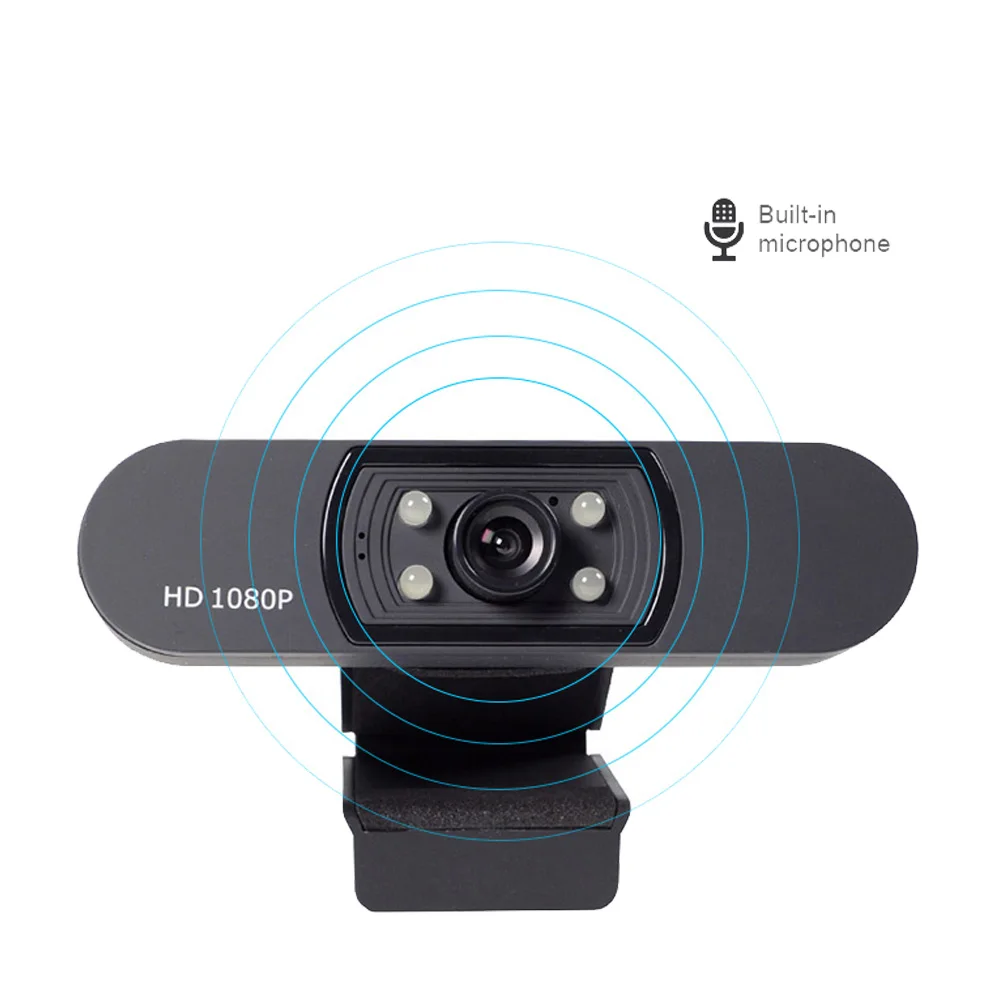 Веб-камера DeepFox 1080P hdвеб-камера со встроенным HD микрофоном 1920x1080 p USB Plug& Play веб-камера широкоформатное видео