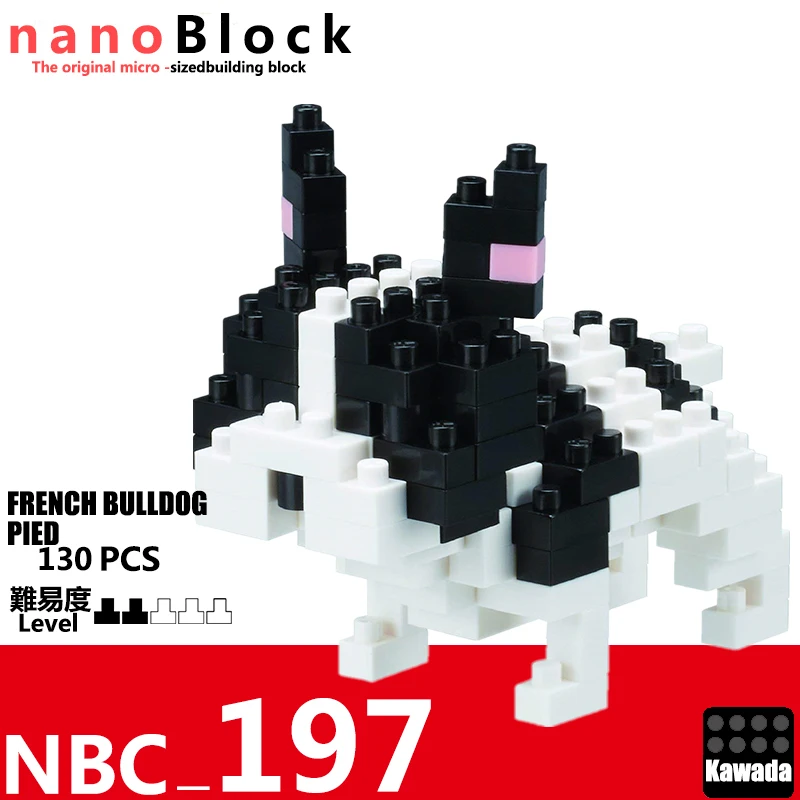 Конструктор Nanoblock в виде французского бульдога NBC197 130 шт. | Игрушки и хобби