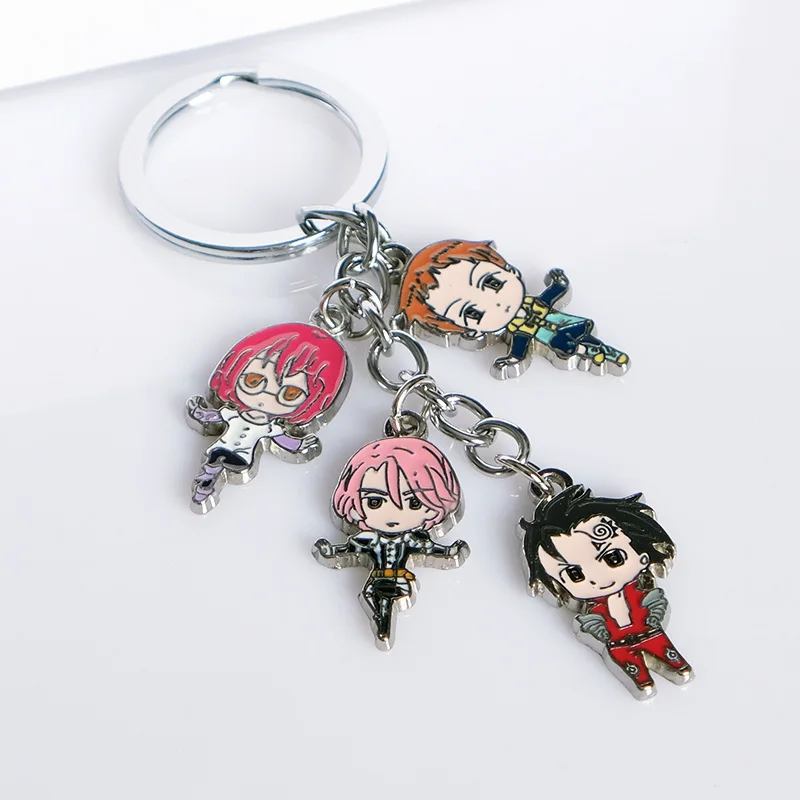 Anime Nanatsu No Taizai The Seven Deadly Sins Keychain Car Key Ring Holder Cartoon Figure Meliodas Elizabeth Pendants Trinkets | Украшения