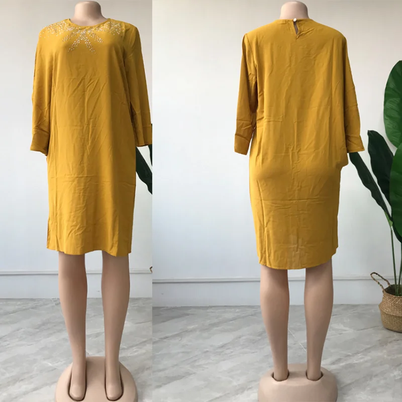 Африканские платья для женщин Осенние африканские женщины фиолетовое зеленое