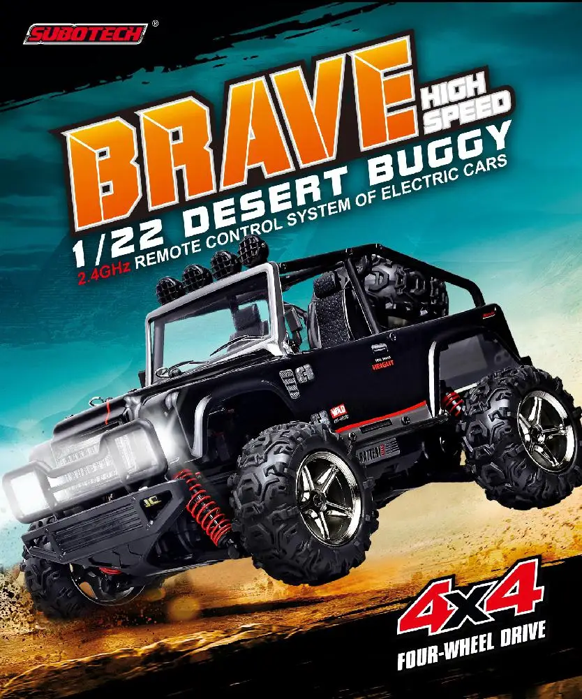 RCtown Subotech Brave 1/22 2 4G 4WD Радиоуправляемая машинка-багги RC SUV NO.BG1511 45 км/ч | Игрушки и