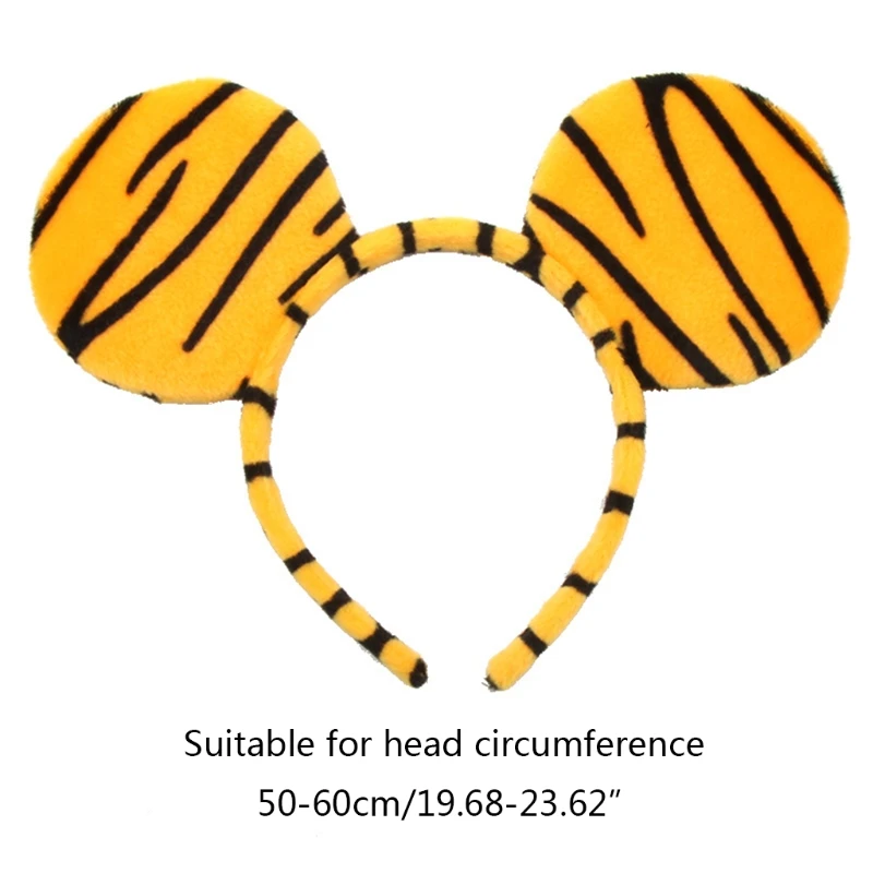 

2021 New Fluffy Simulated Animal Ears Headband Performance Props Washing Face Hairband