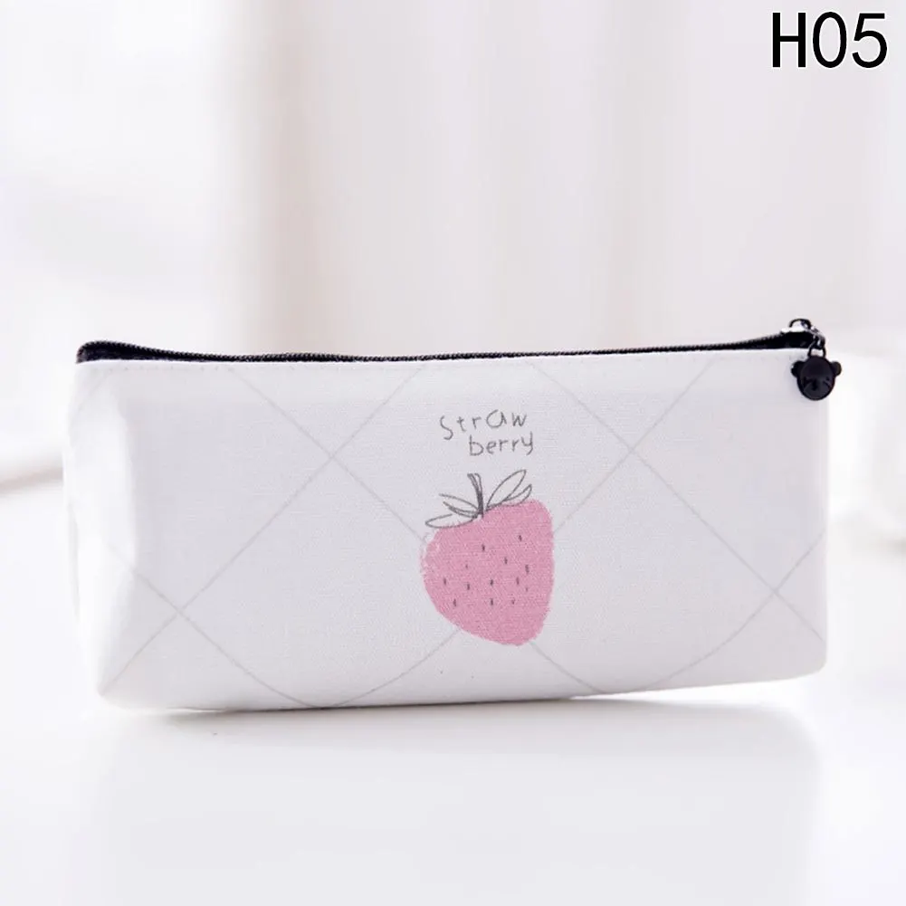 TTLIFE 1 шт./продажа чехол для карандашей с белыми фруктами блестящие пеналы из