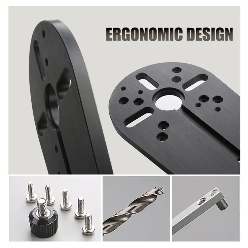 

Circle Cutting Jig For Bosch Makita Electric Hand Trimmer Wood Router Woodworking Milling Circle Milling Groove Trimming Machine