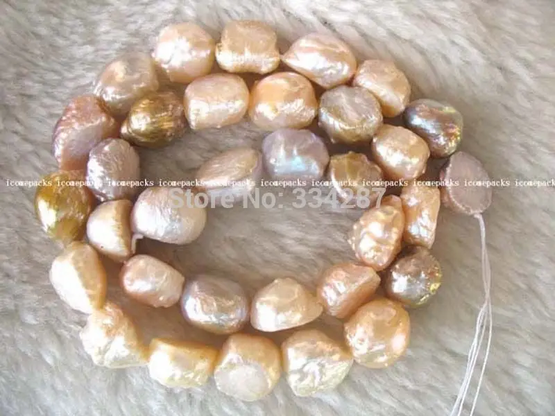 + Оптовая продажа натуральный пресноводный жемчуг многоцветный 10 13 мм БАРОККО 15