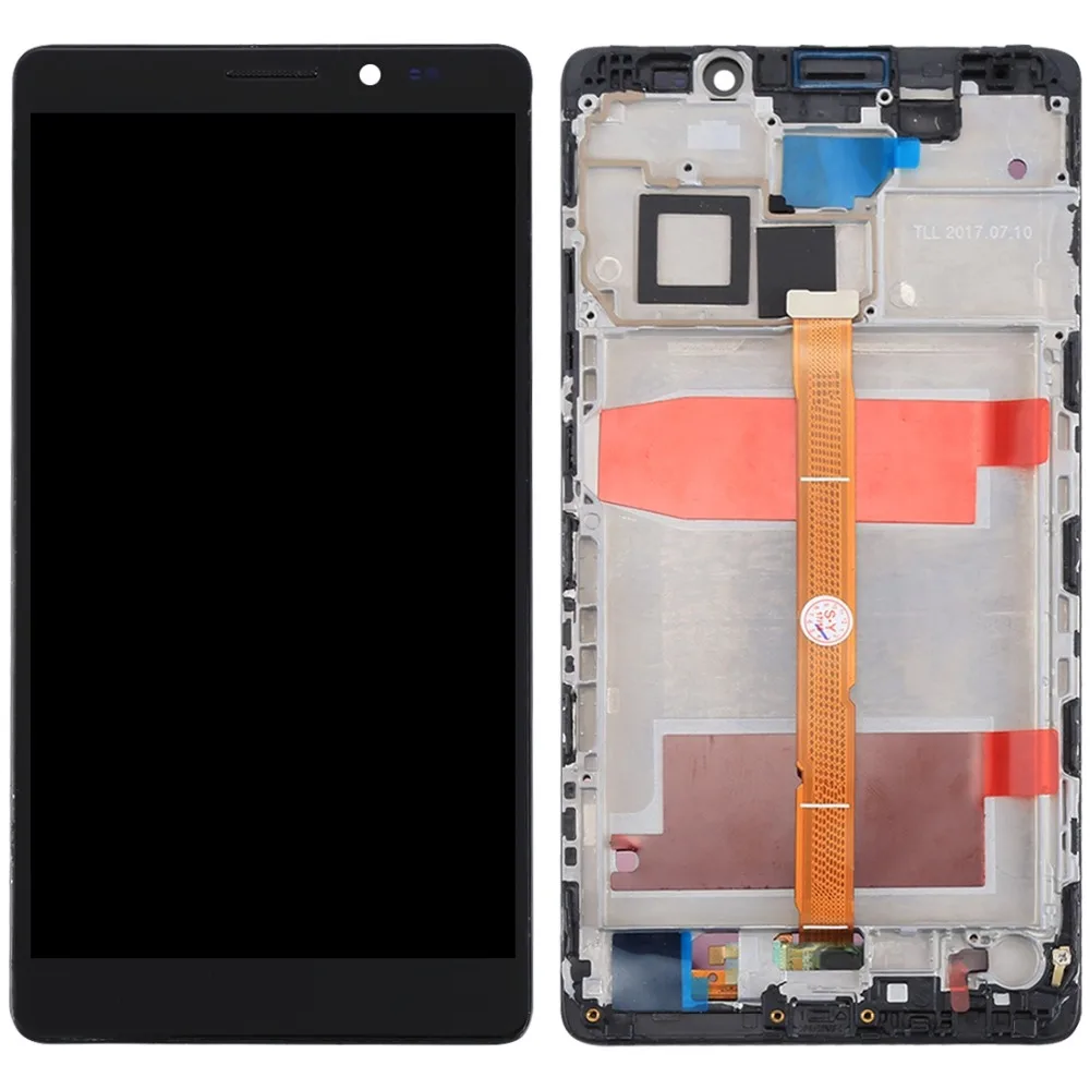 Black with Frame 6," ЖК-дисплей для HUAWEI mate 8 рамка сенсорного ЖК-экрана дигитайзер Замена для HUAWEI mate 8 дисплей mate 8 дисплей NXT-L29 - Цвет: Black with Frame