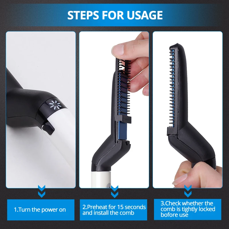 Многофункциональная расческа для волос Мужская Расческа укладки выпрямления