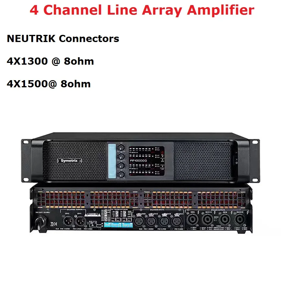 Новый 4 канальный усилитель FP10000Q линейный массив аудио Профессиональный Dj