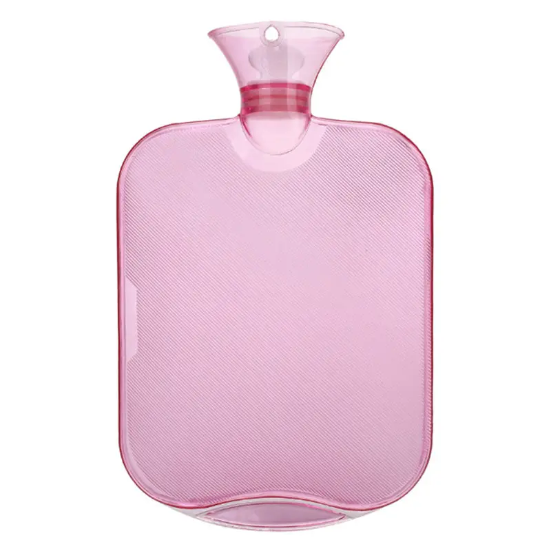 New Safe Craetive Transparent Hot Water Bottle High Density PVC Explosion-proof Pack Bag Up Massage Health Care 2000ml | Бытовая