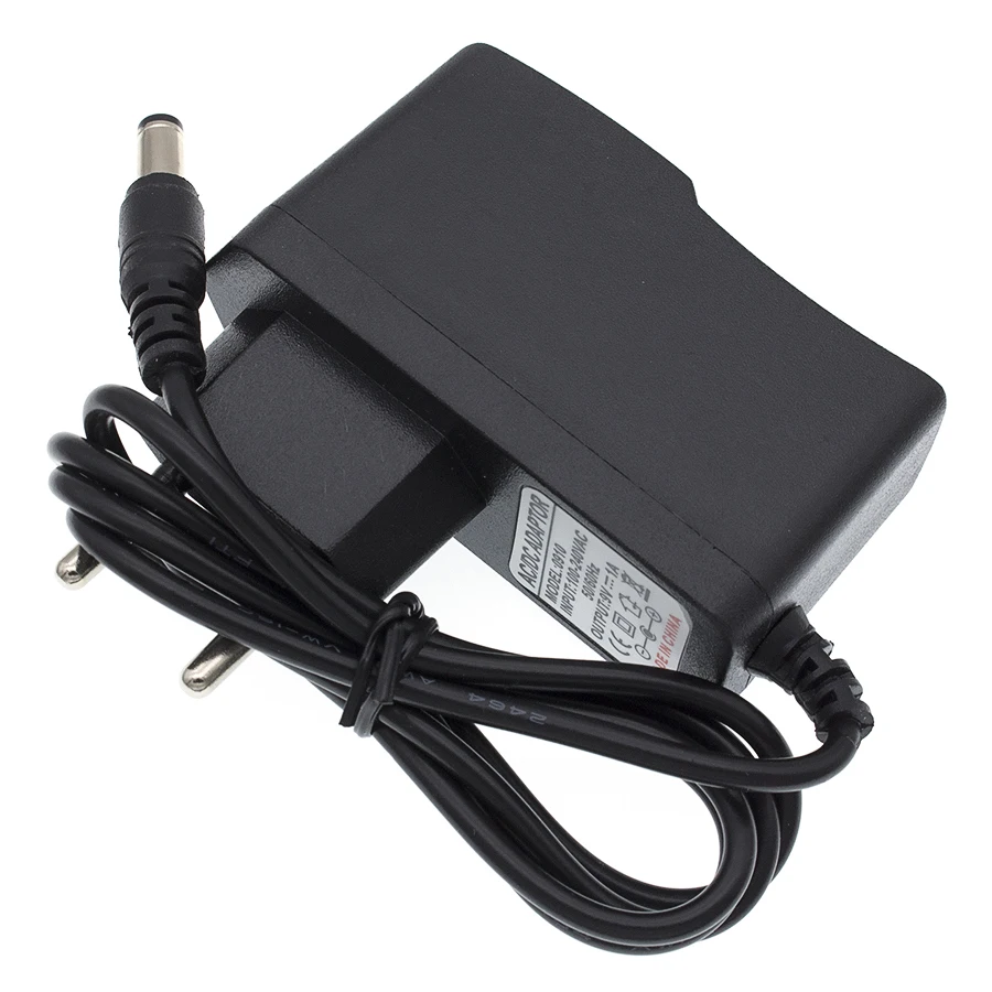 AC 100 V-240 V адаптер преобразователя DC 9V 1A источник питания ЕС вилка DC 5,5mm x 2,1mm 1000mA