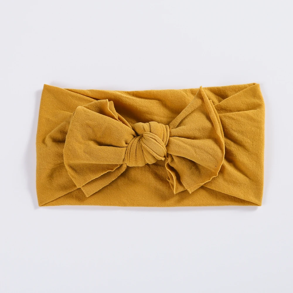 

Baby Headbands Soft Nylon Elastic Bow Headband For children Newborn kids Turban Baby Infant Hair Accessories For Girls Haarband