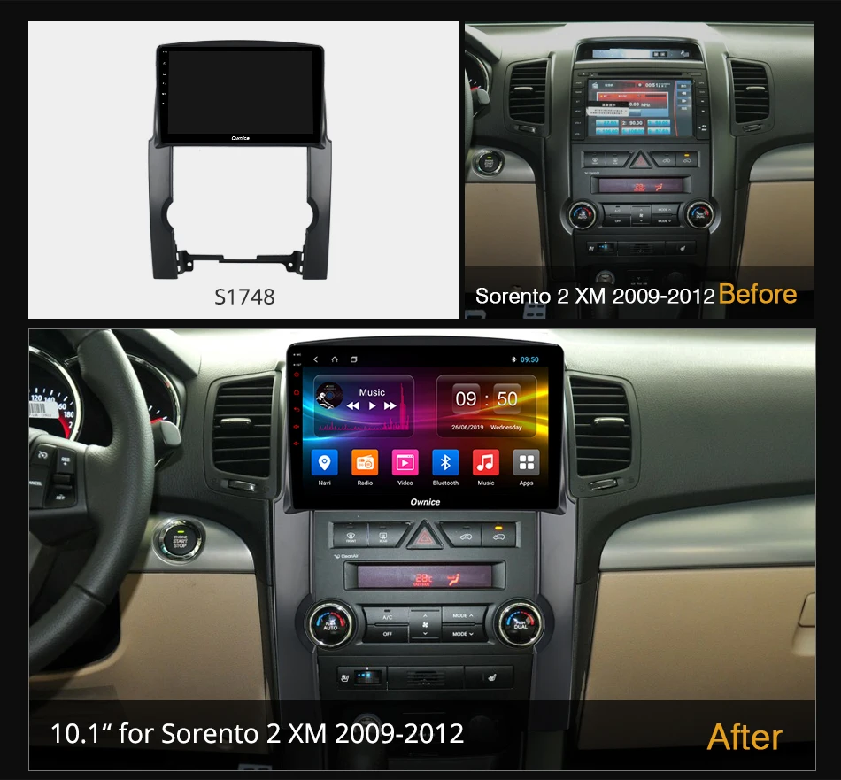 6G + 128G Ownice 8 Core Android 10 0 DSP автомобильный dvd для Kia Sorento 2 XM 2009 2012 стерео GPS Navi головное