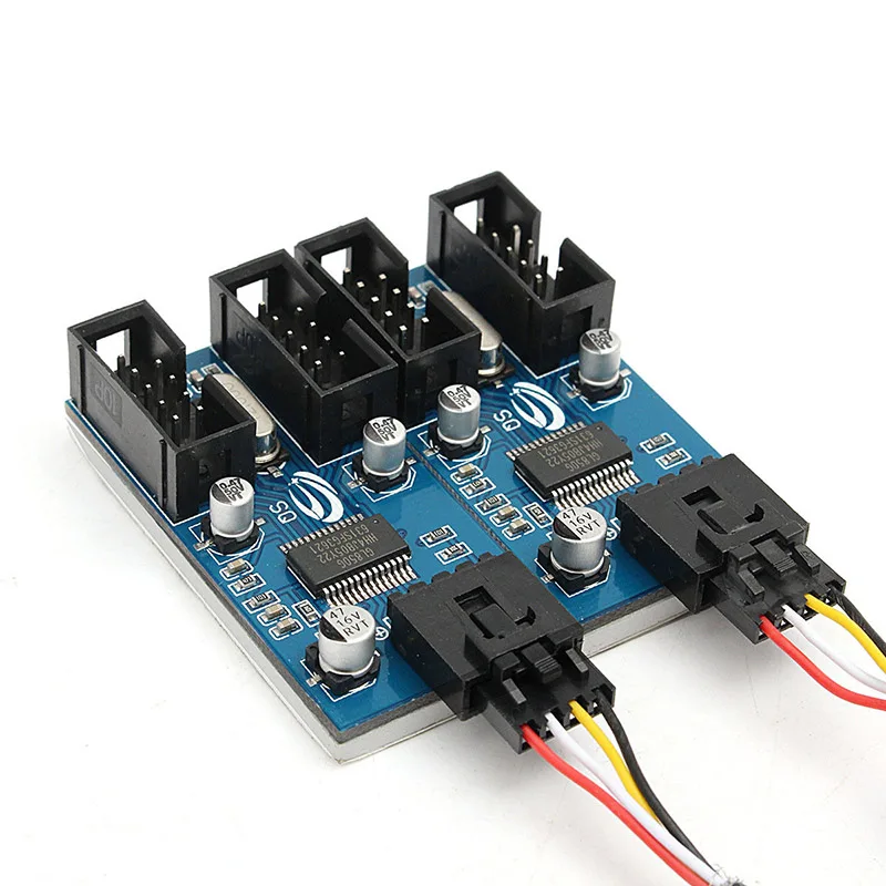 9 контактный разъем USB 1 4 Женский удлинитель кабель P USB2.0 порт мультипликатор