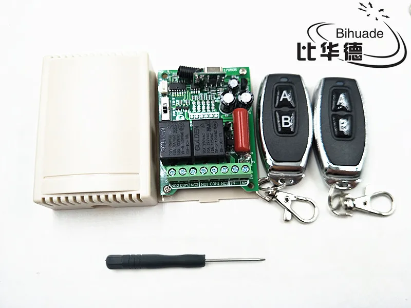 315 МГц пульт дистанционного управления 2 канала rf беспроводной релейный