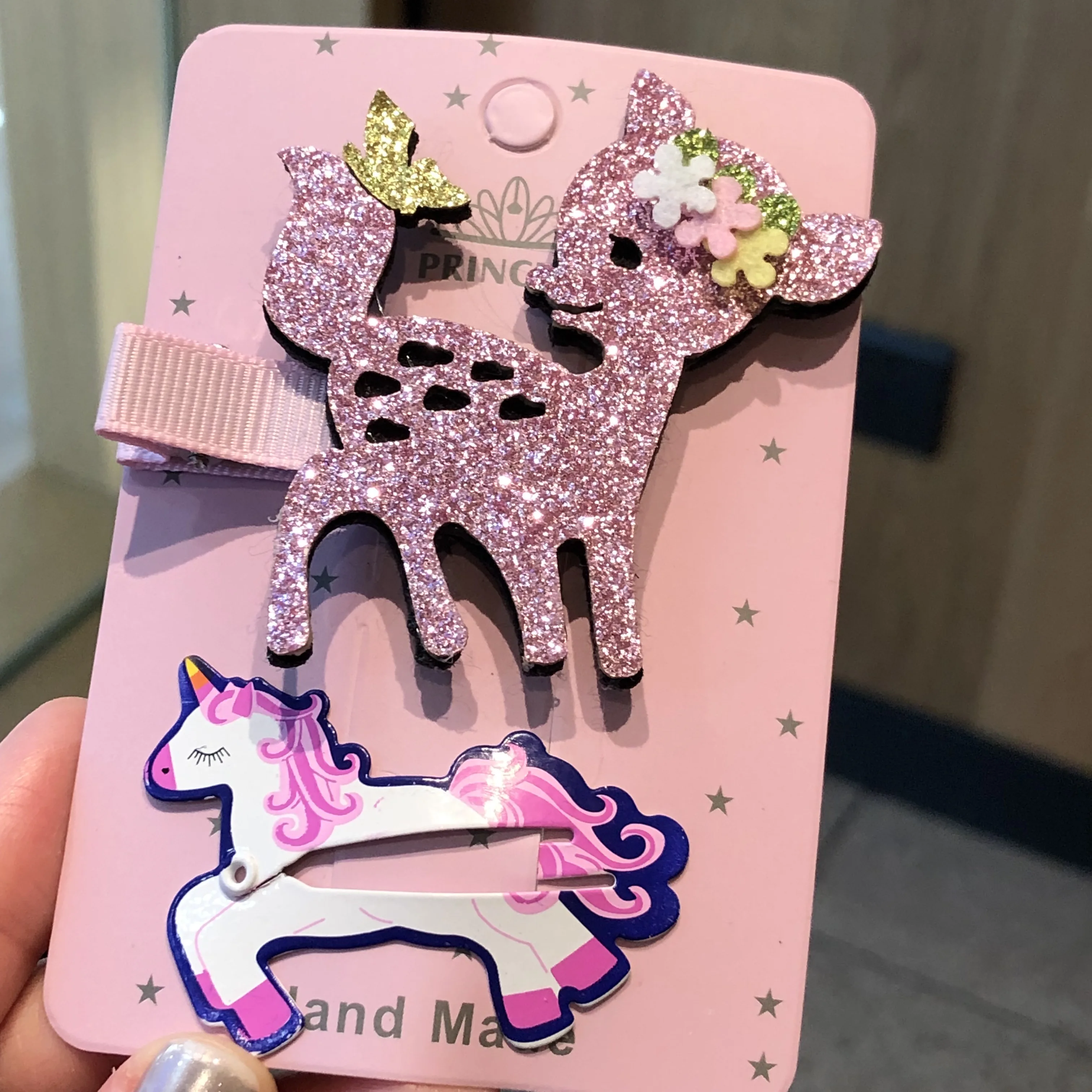 2 шт./компл. заколка для волос галстук бабочка Бант Русалка Ариэль Единорог пиво