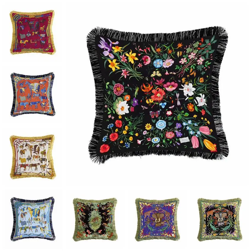 Роскошная бархатная искусственная наволочка 2021 чехол для подушки в виде