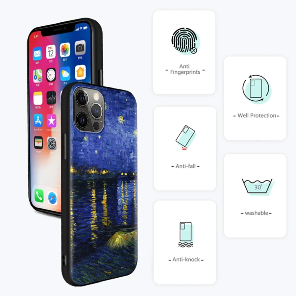Черный чехол для iPhone 11 13 12 Pro Max XS XR X 8 7 6s 6 Plus 5 блестящий силиконовый бампер чехлы