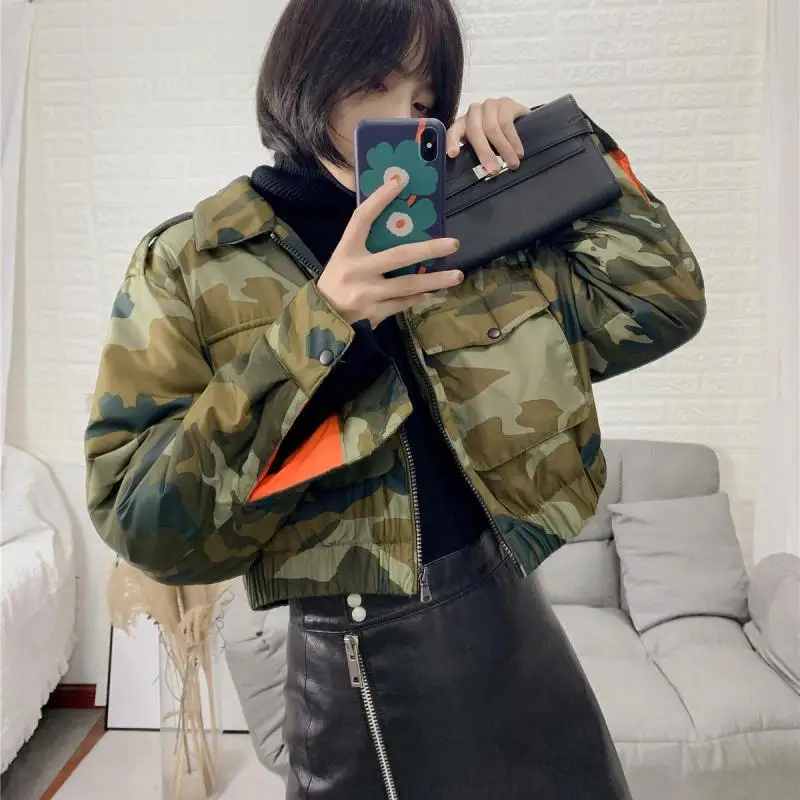 GetSpring Женское пальто укороченная куртка женская верхняя одежда с высокой талией