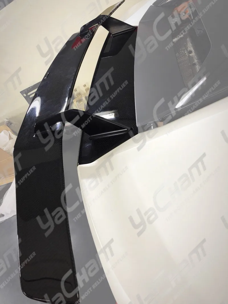 Фото Специальное предложение Dry Carbon Fiber Fit 2014-2017 Huracan LP610-4 и LP580-2 Coupe Spyder VRS VERONA EDIZIONE Style Rear Spoile Wing №5
