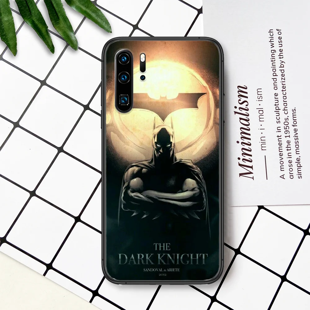 

Movie Superhero Batmans Phone Case For Huawei P Mate Smart 10 20 30 40 Lite Z 2019 Pro black Hoesjes Silicone Etui Tpu Cell