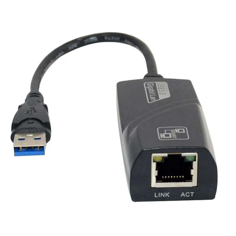 

USB 3.0 To 10/100/1000 Mbps Gigabit RJ45 Ethernet LAN Network Adapter For PC Hot Sale