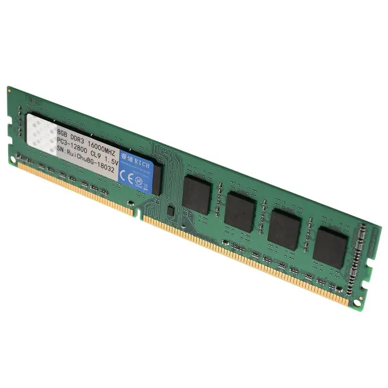 Ruichu Ddr3 8G 1600Mhz 1.5V 240Pin Desktop Ram Memory For Amd Motherboard