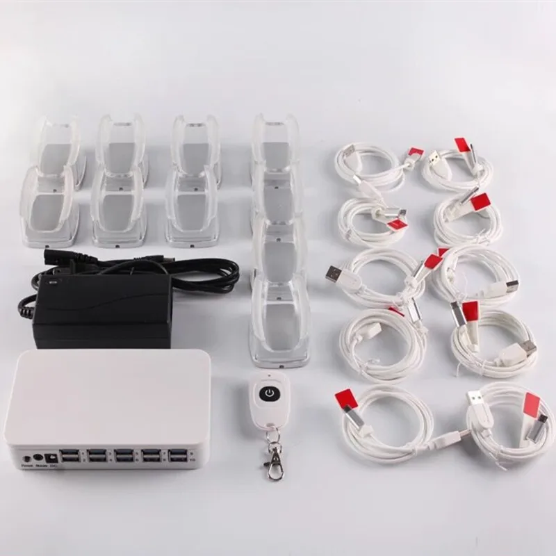 (3 компл./Лот) Противоугонная Защитная подставка с зарядкой и сигнализацией для