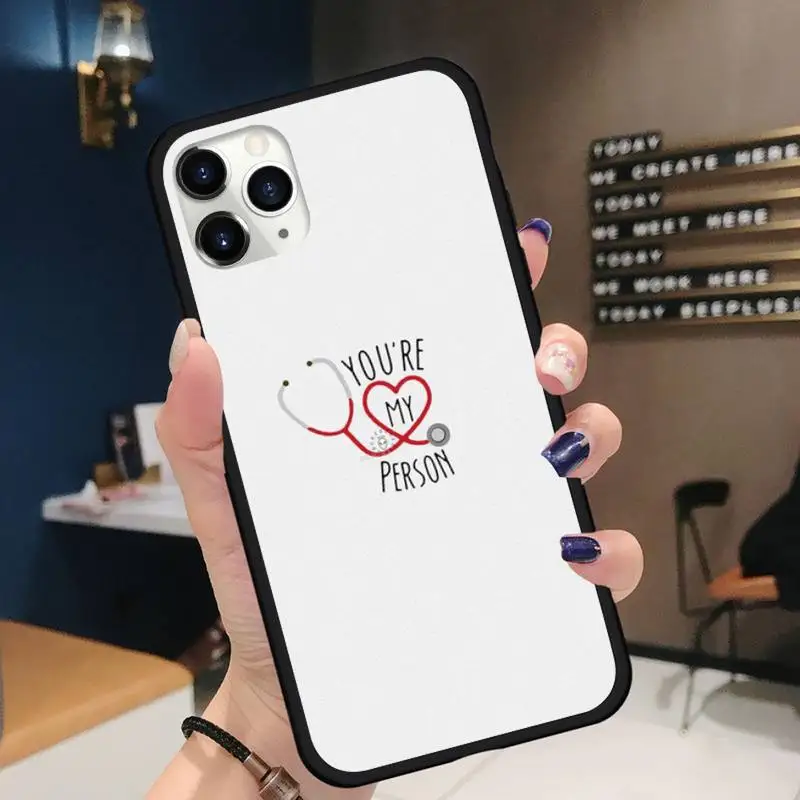 

Nurse Doctor Medical Health Phone Case for iPhone 11 12 pro XS MAX 8 7 6 6S Plus X 5S SE 2020 XR mini Funda