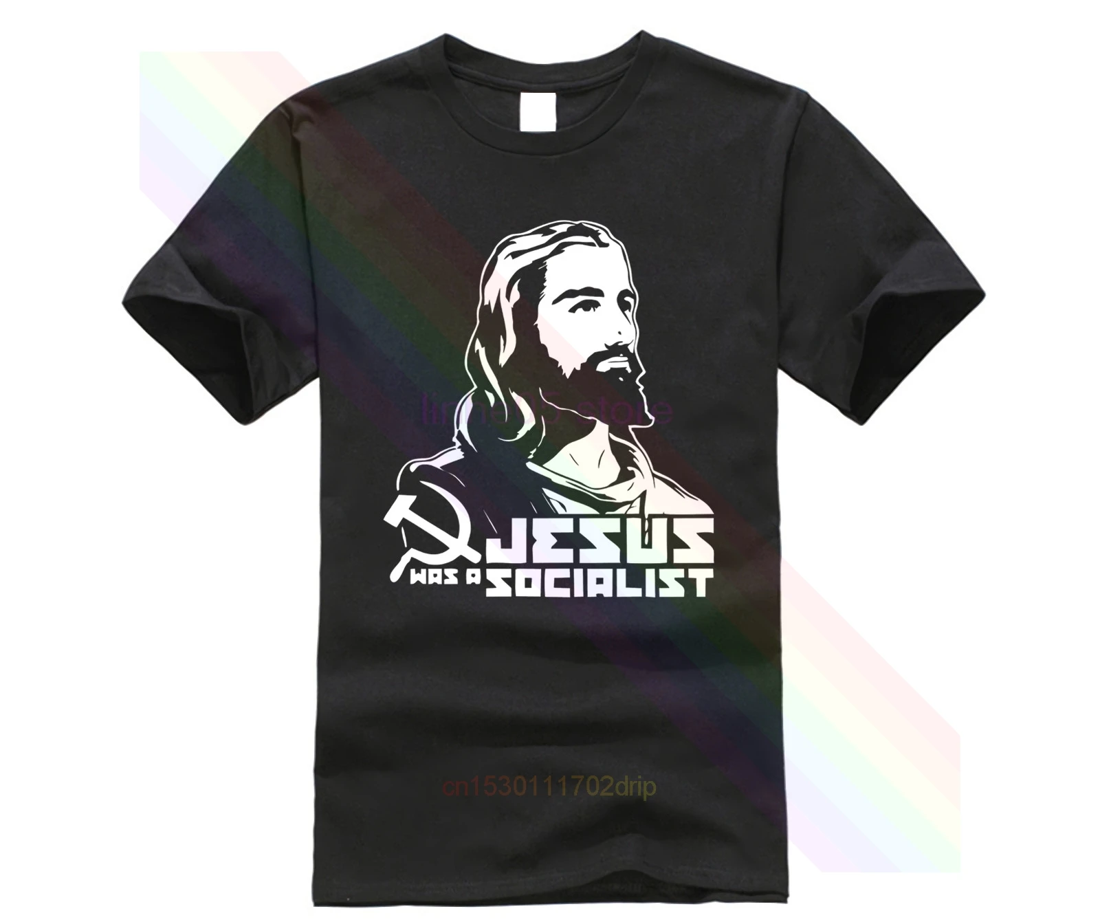 Новинка 2019 модная повседневная мужская футболка забавная с изображением Иисуса