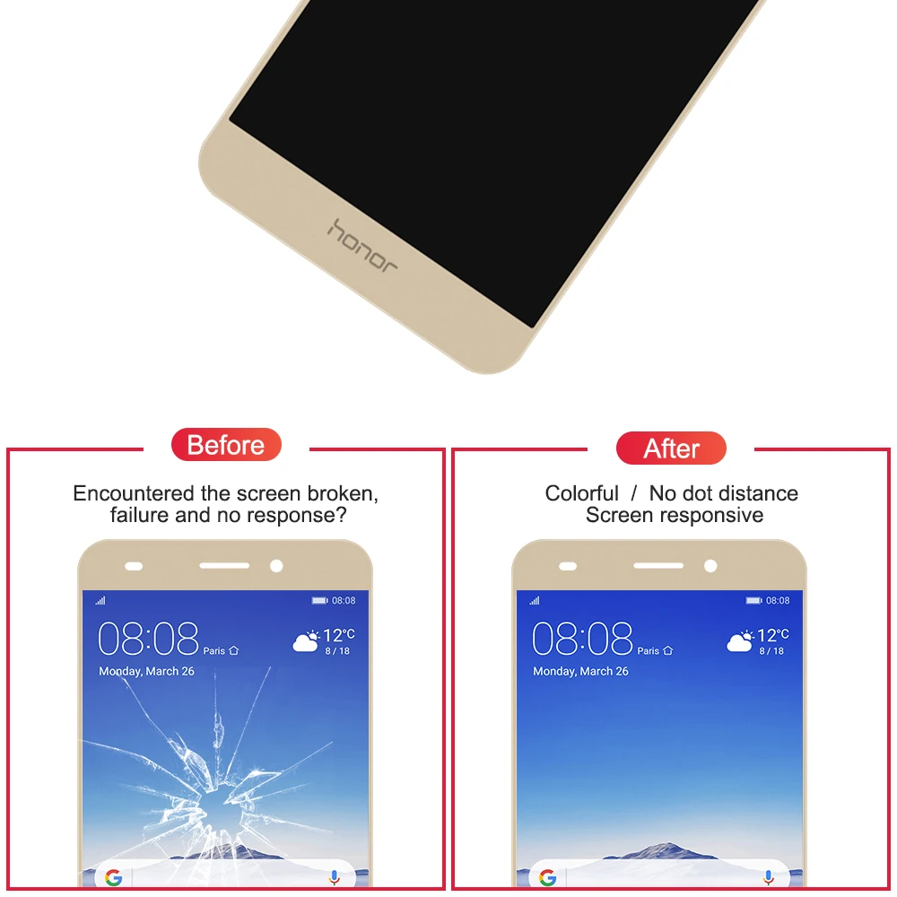 Для 5," huawei Honor 5C ЖК-дисплей+ сенсорный экран панель дигитайзер Замена для Honor 7 Lite huawei GT3 ЖК