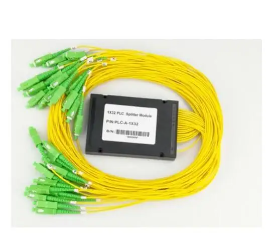 Бесплатная доставка 1x32 ПЛК-Сплиттер SC APC 1 м FTTH оптоволоконный АБС-пластик |