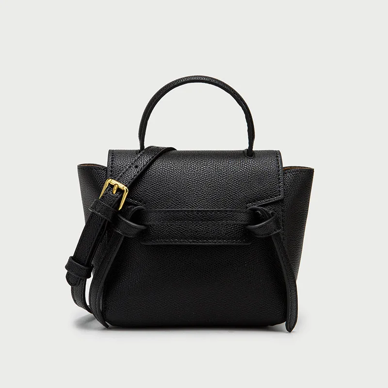 

PU Leather Flap Shoulder Vintage Handbag Women Luxury Belt Pico Catfish Shape Famous Brand Handbags Casual Tote Crossbody Bag,