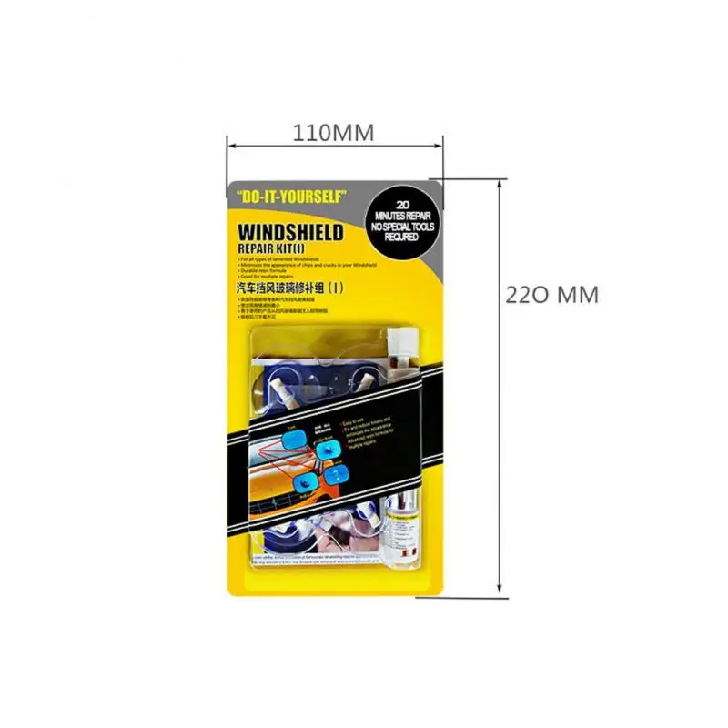 

Window Repair Premium Car Crack Windscreen Repair Kit DIY Chip Windshield Glass Wind Screen Car Wash Maintenance