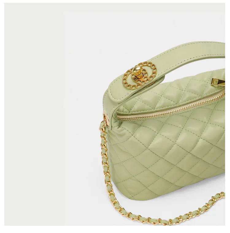 

gabrielle hobo bag Channel bag Women Handbag 2020 New Korean Fashion Casual Plaid Chain Shoulder Messenger Bag Famous Classic