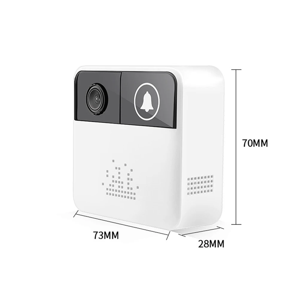 HD 720P дверной звонок кольцо Wi-Fi IP камера мини Двусторонняя аудио iCSee приложение
