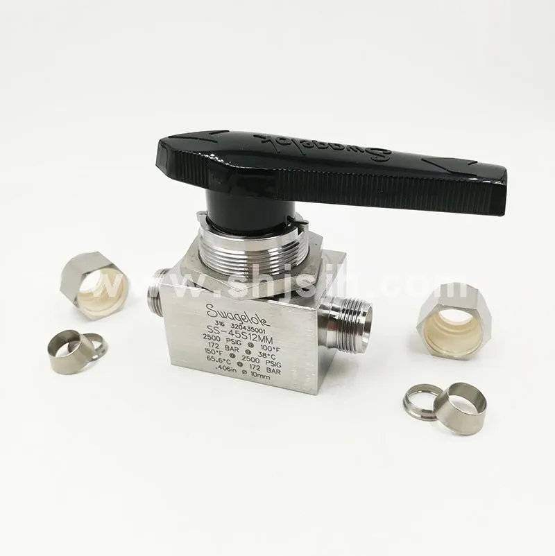 Трубные фитинги и трубные клапаны 316 SS прямые с возможностью включения