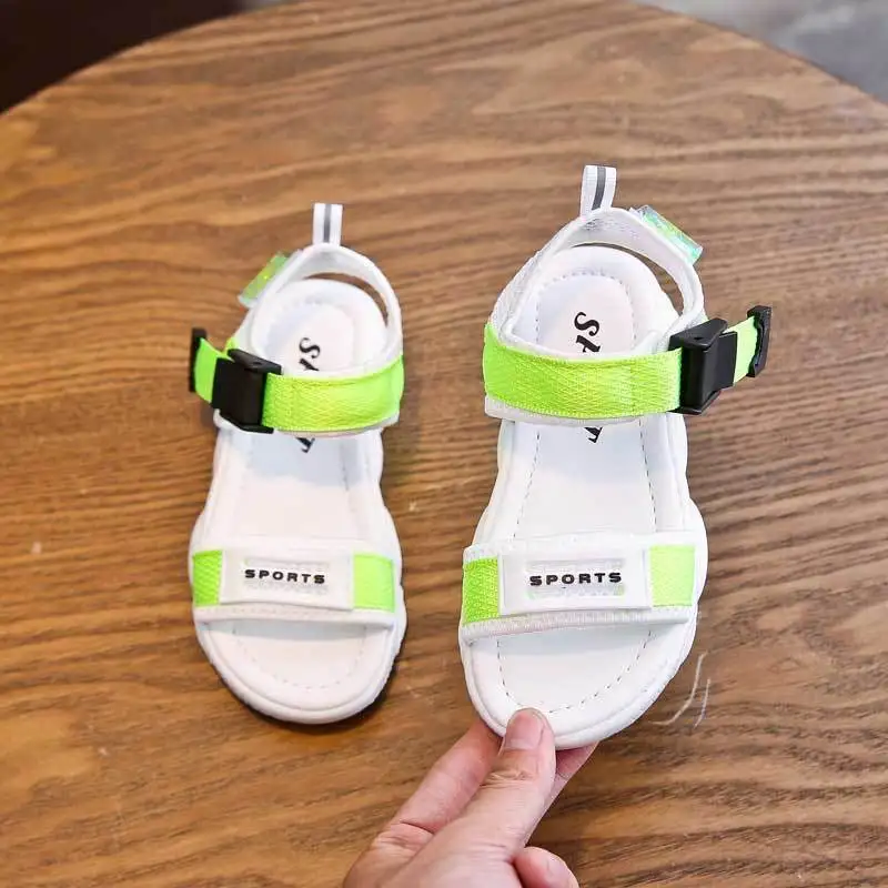 Новинка лета 2020 детские тапочки для мальчиков домашние Нескользящие сандалии