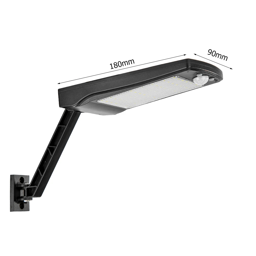 

56 LED Solar Wall Light 3.7V 2200mAh Waterproof PIR Motion Sensor Security Lighting Lamp for Outdoor Path Street Yard