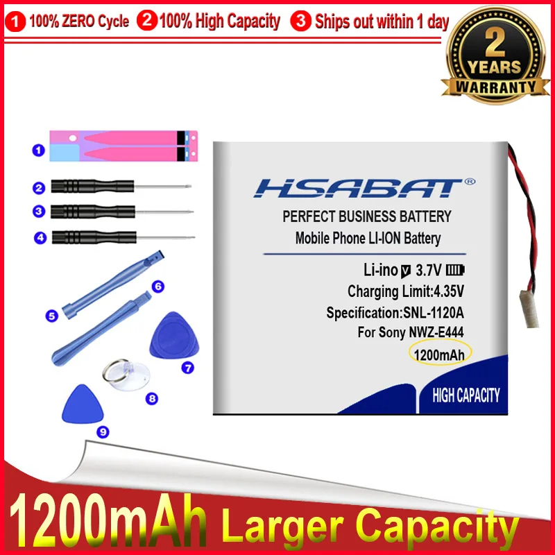 HSABAT 0 цикл Батарея для Sony NWZ E444 E445 E345 E344 E443 WH303 E373 E383 A864 A865 LIS1425HNPC SRS BTV5|Батареи MP3/MP4