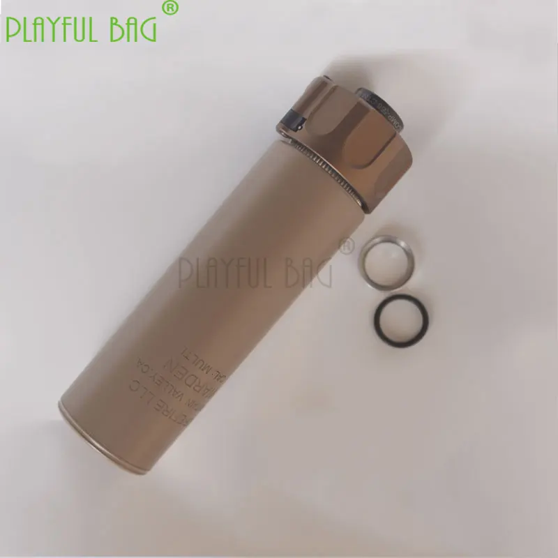

Outdoor sports fun toys new boutique engraved version of water bullet gun reaming flashlight muffler modified accessories MD55